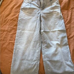 Wit & Wisdom Light Gray Flare Jeans